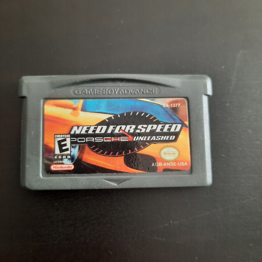 Gra Need For Speed Porsche Game Boy Advance