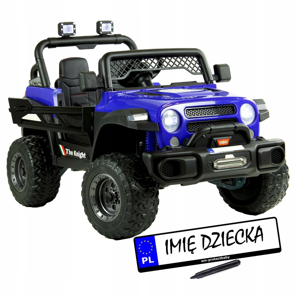 Auto na Akumulator dla dzieci Buggy 4x4 12 V SKÓRA LEDy Pilot 2.4G