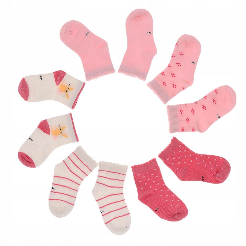 Unisex Kids Socks Cotton Socks 3-5Y Flower Series