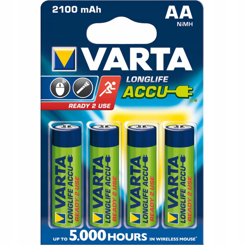 Baterie VARTA Niklowo-wodorkowa HR6 2100mAh 4