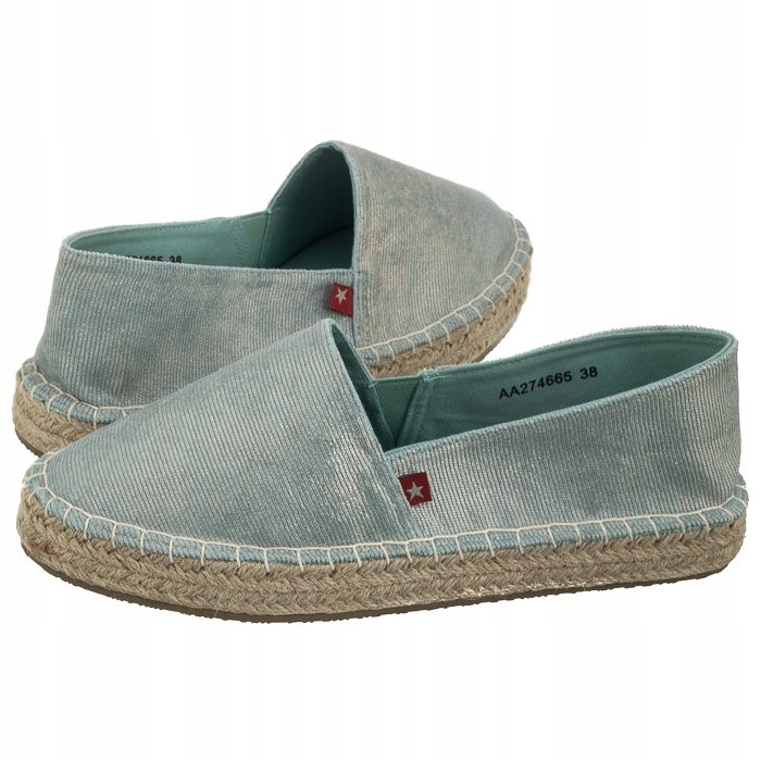 Buty Damskie Espadryle Big Star Niebieskie na Lato