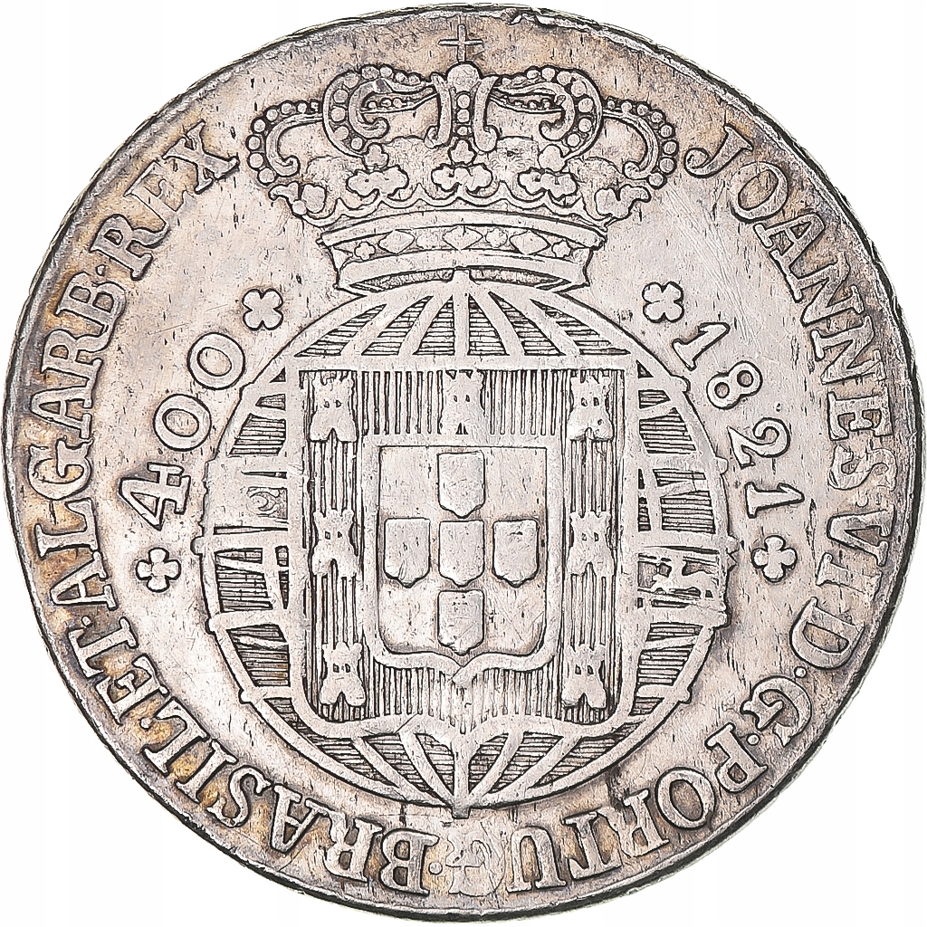 Moneta, Portugal, Jo, 400 Reis, Pinto, 480 Reis, 1