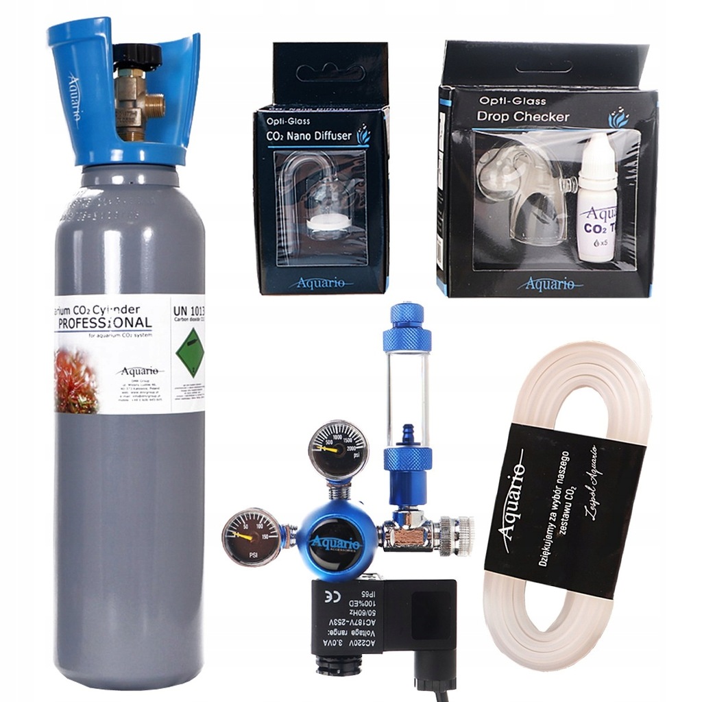 Zestaw CO2 Aquario BLUE Professional z butlą 5l