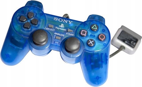 Sony Playstation PAD DUALSHOCK CRYSTAL BLUE PS1