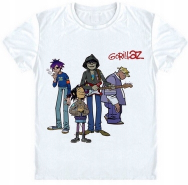 Gorillaz Męski T-Shirt Koszulka ChakaKhan S 36