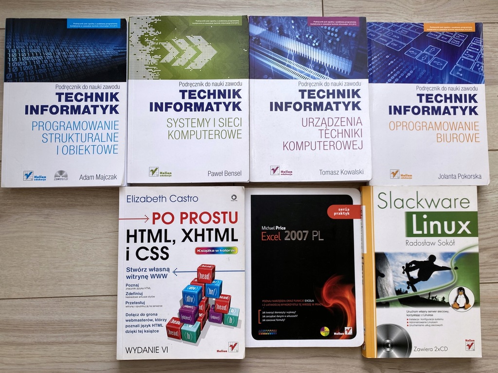 Technik Informatyk Zestaw książek dla informatyka