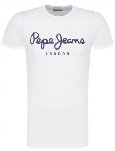 T-SHIRT KOSZULKA MĘSKA C PEPE JEANS BIAŁA XXL