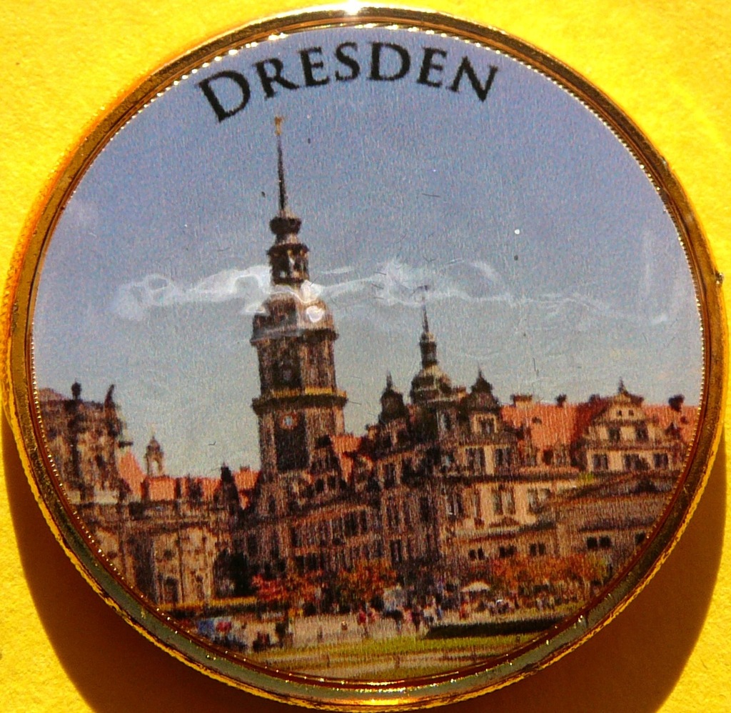 *2 EURO NIEMCY KATEDRA ŚWIĘTEJ TRÓJCY DREZNO ZABYTKI ARCHITEKTURY