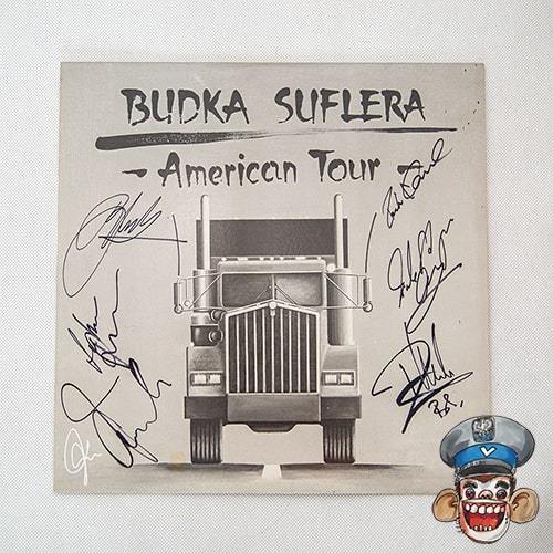 Budka Suflera płyta "American Tour" z autografami