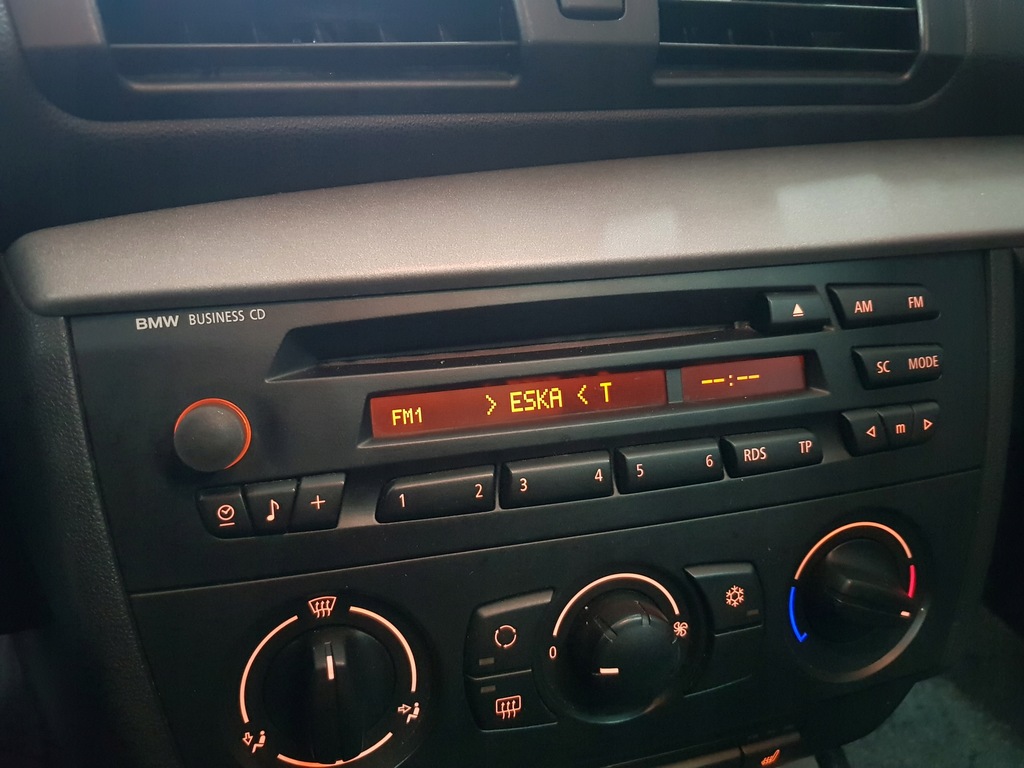 RADIO CD BUSINESS BMW E87 E90 E92 6962296 SPRAWNE ŁADNE EUROPA