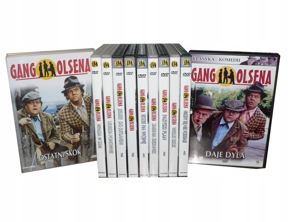 DVD - GANG OLSENA - ZESTAW 10 SZT