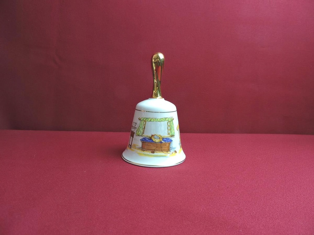 PIĘKNY DZWONEK DANBURY MINT - BAJKA PORCELANA !!!!