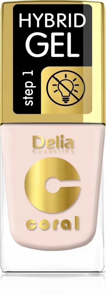 Delia Cosmetics Coral Hybrid Gel Emalia do paznokc