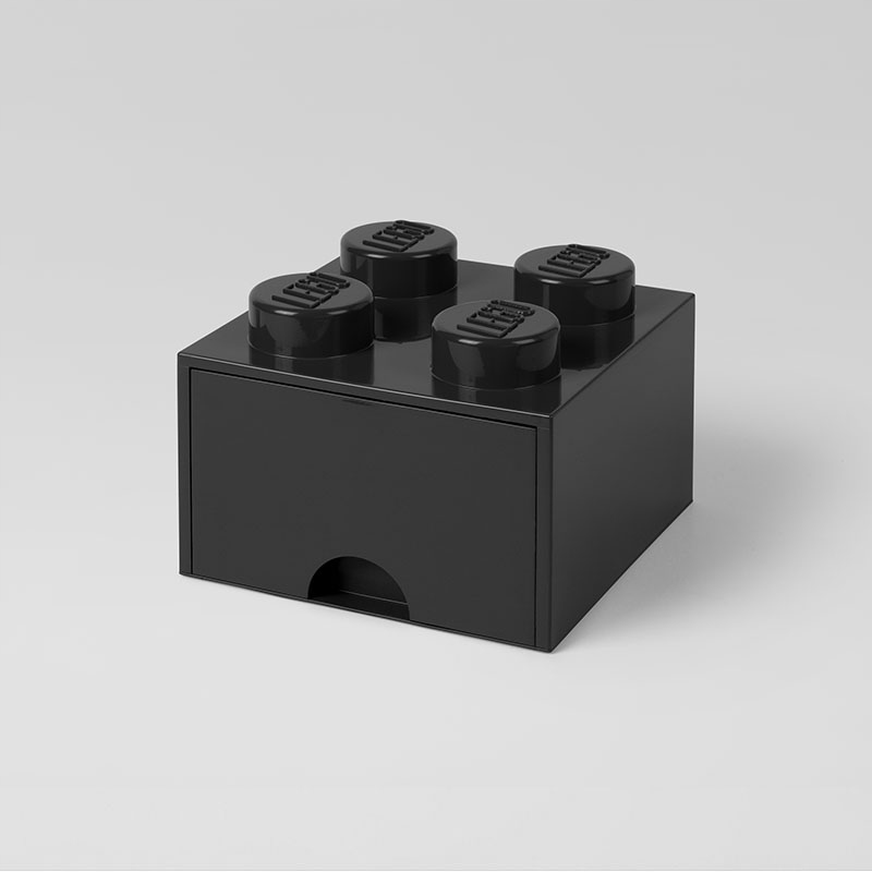 LEGO SZUFLADA KLOCEK 4 POJEMNIK CZARNY 40051733