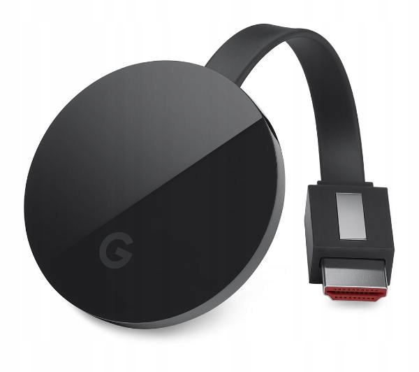Adapter Smart TV Google Chromecast Ultra 4K czarny 7713848476