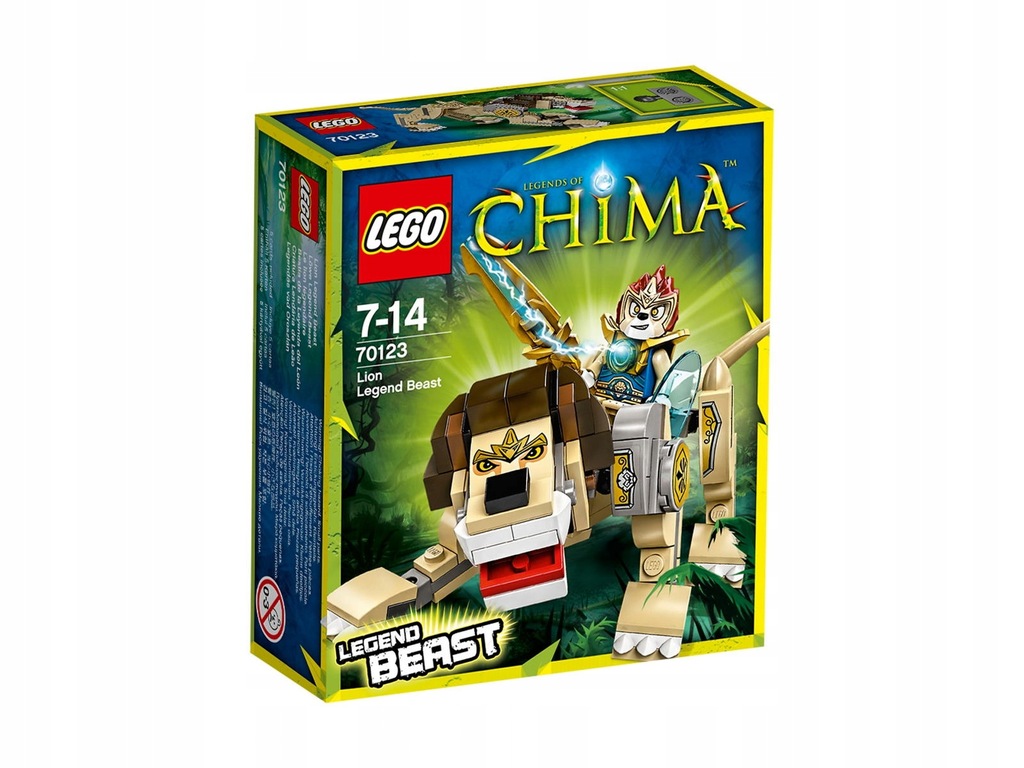 LEGO CHIMA 70123 Legenda Lwa PUDEŁKO