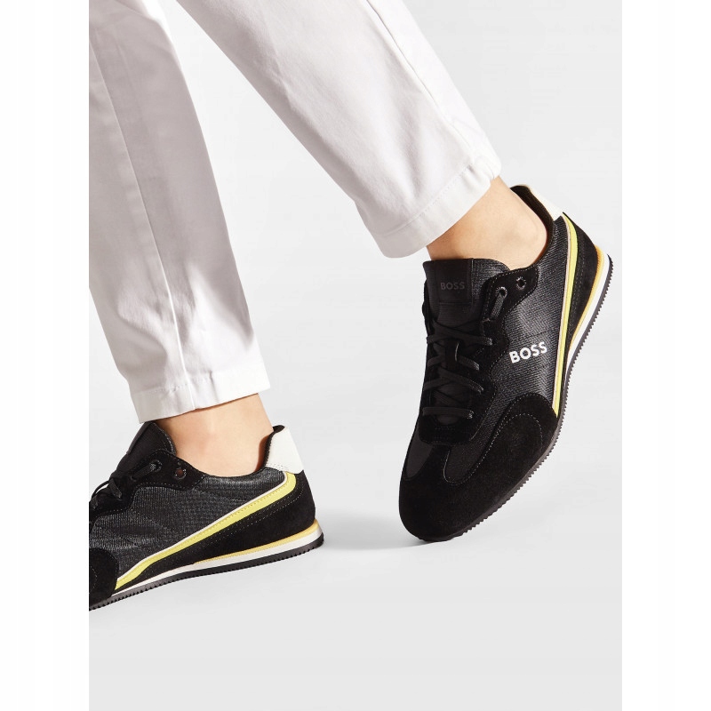 Buty m skie sneakersy HUGO BOSS CZARNE r.42 28cm 12296958765 oficjalne archiwum Allegro