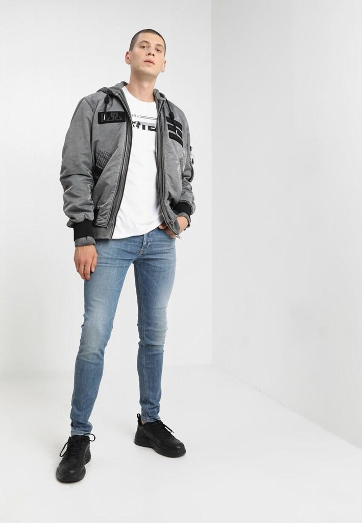 DIESEL MĘSKIE SPODNIE JEANS PROSTE 36/34 S00