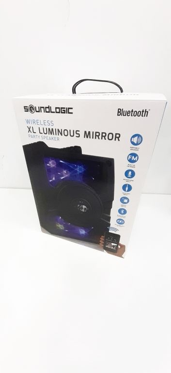 soundlogic xl luminous mirror party speaker