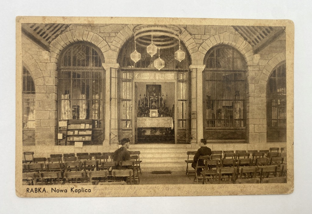 Pocztówka Rabka nowa kaplica