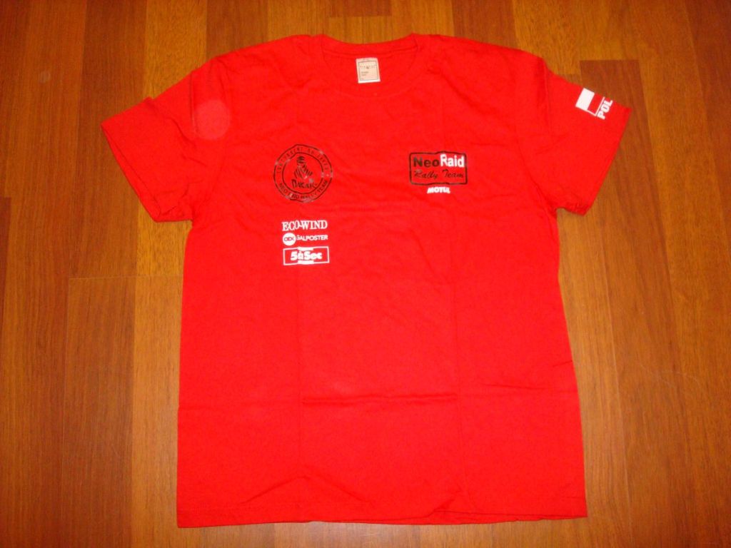 T SHIRT zespołu rajdowego NEO RAID Rally Team