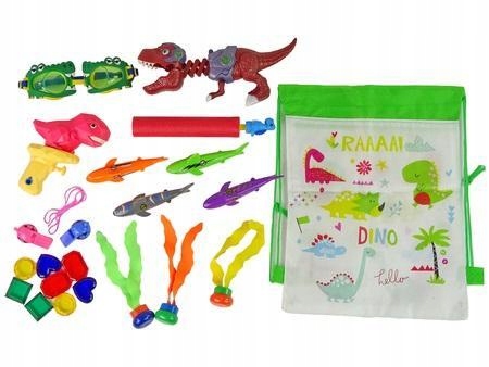 ZESTAW ZABAWEK DO NURKOWANIA DINOZAUR, LEANTOYS