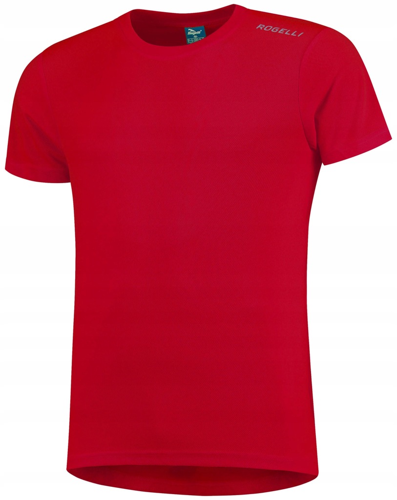 ROGELLI RUN PROMOTION męska koszulka sportowa z krótkim rękawem, czerwony M