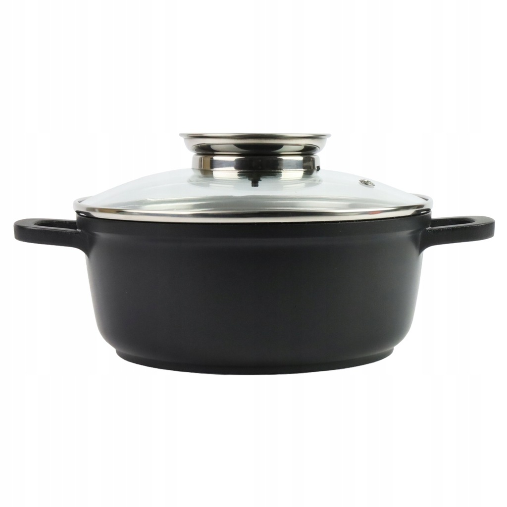 Garnek granitowy GALLA z pokrywą okrągły 2,3l