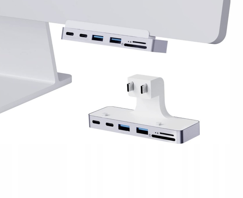 4Apple pl Hub iMac 24 HDMI 4K 60Hz 2xUSB C SD TF 11777858648 oficjalne archiwum Allegro