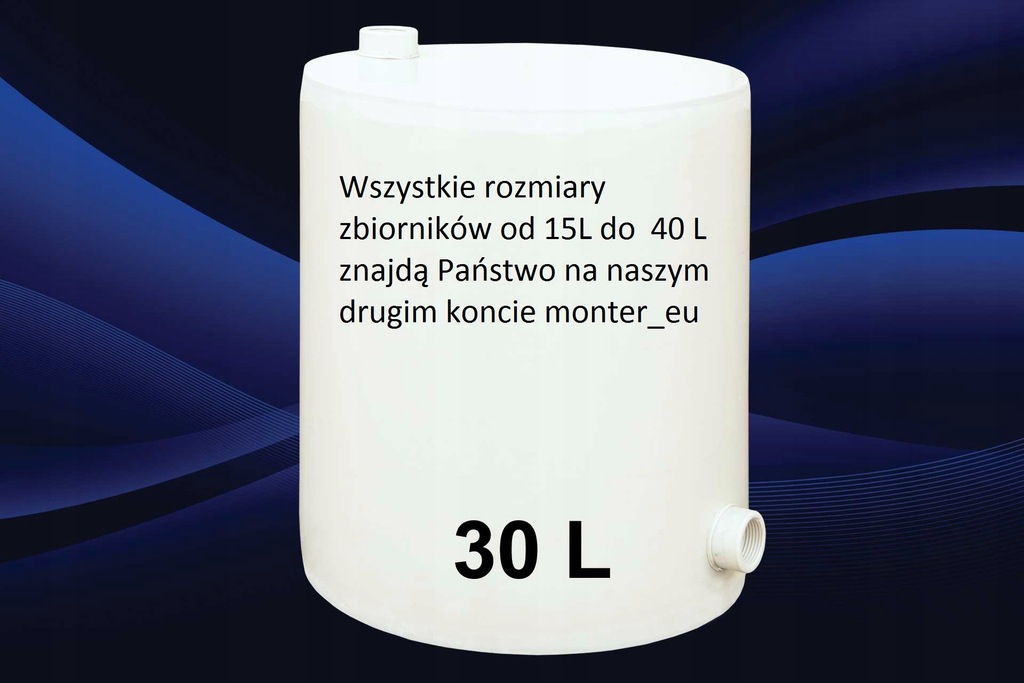 Naczynie Zbiornik Wyrownawcze Plastik Pp 30l 7071558759 Oficjalne Archiwum Allegro