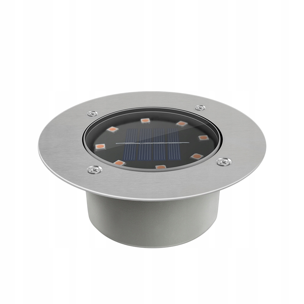 LED Solar Buried Lamp Waterproof Ground Light 8 LE