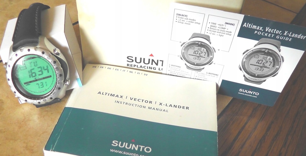 Suunto X-Lander altimetr kompas cisnieniomierz