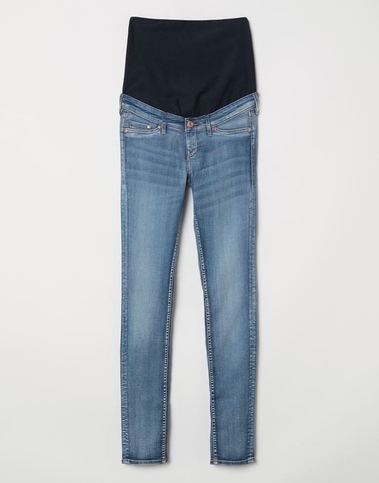 31I173 H&M MAMA__MJ9 CIĄŻOWE SPODNIE JEANS__XL