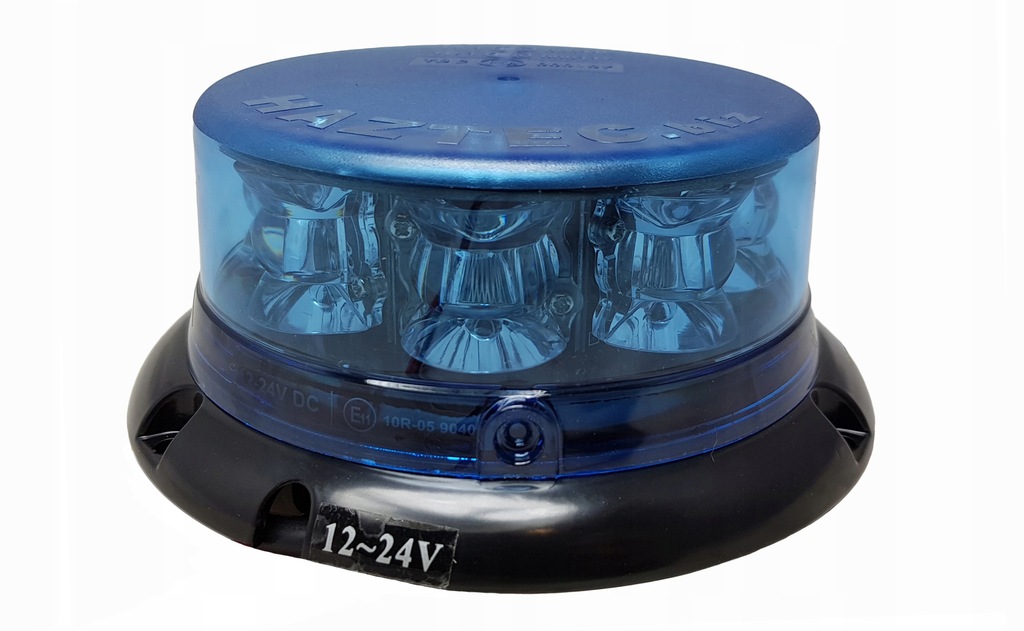 Lampa pojedyncza Haztec 8x LED 10-40V, niebieska