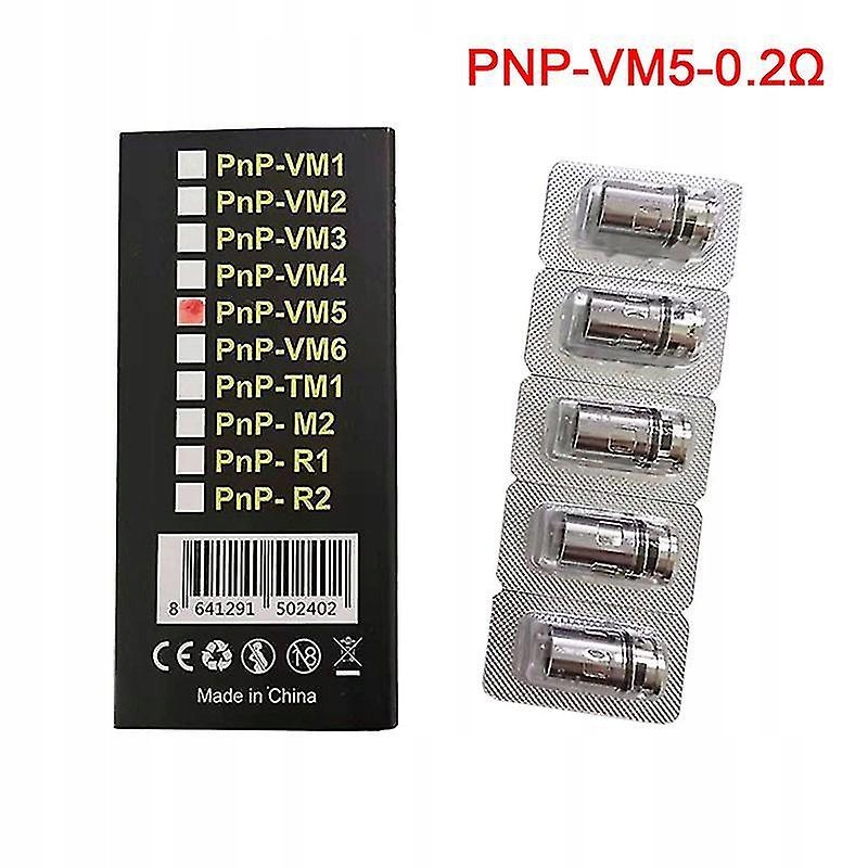 5 sztuk cewek zamiennych do atomizacji PNP VM1 VM3 VM5 R1 M2