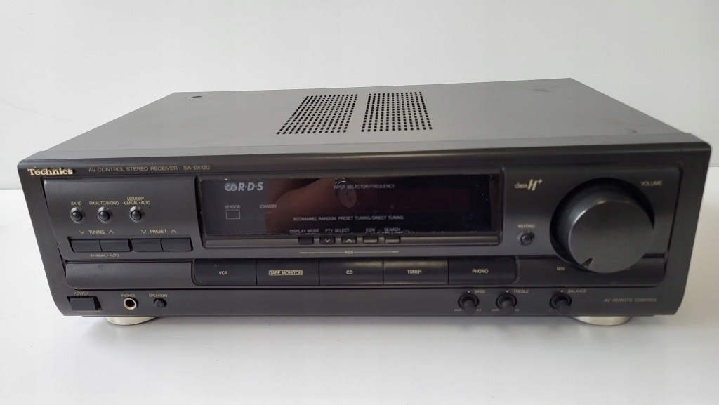 AMPLITUNER TECHNICS SA-EX120 CZARNY 190W STAN DOBRY GWR