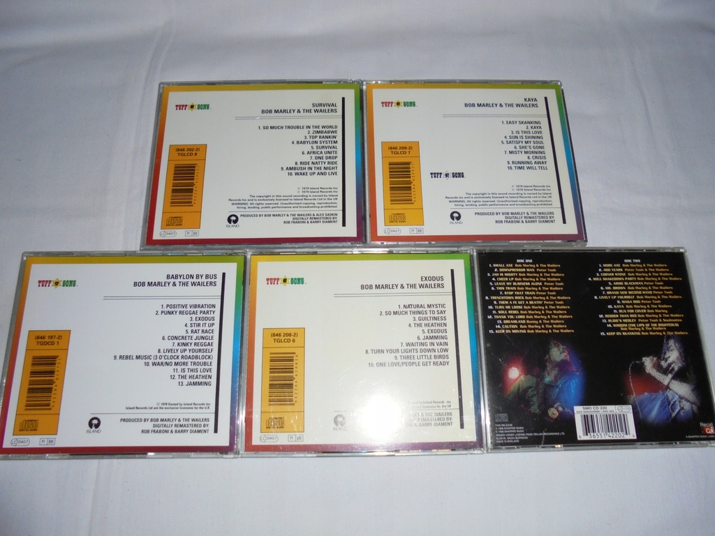 Купить Коллекция Боба Марли The Wailers, 5 старых релизов на компакт-дисках: отзывы, фото, характеристики в интерне-магазине Aredi.ru