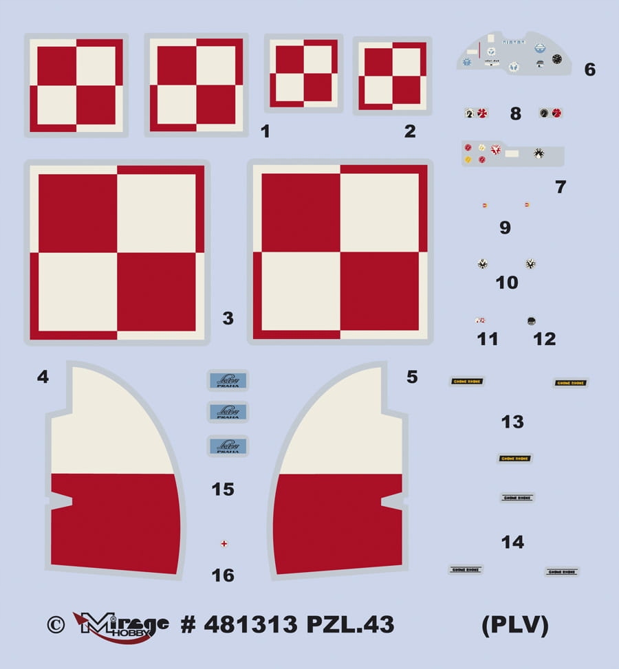 Купить PZL 43A Mirage 481313 Самолет-разведчик и бомбардировщик: отзывы, фото, характеристики в интерне-магазине Aredi.ru