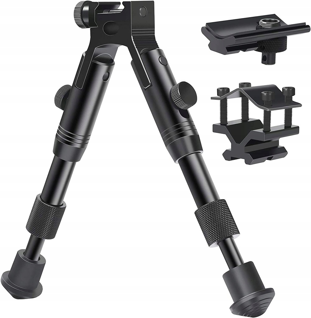 Taktyczny dwójnóg + adapter do montażu na szynie