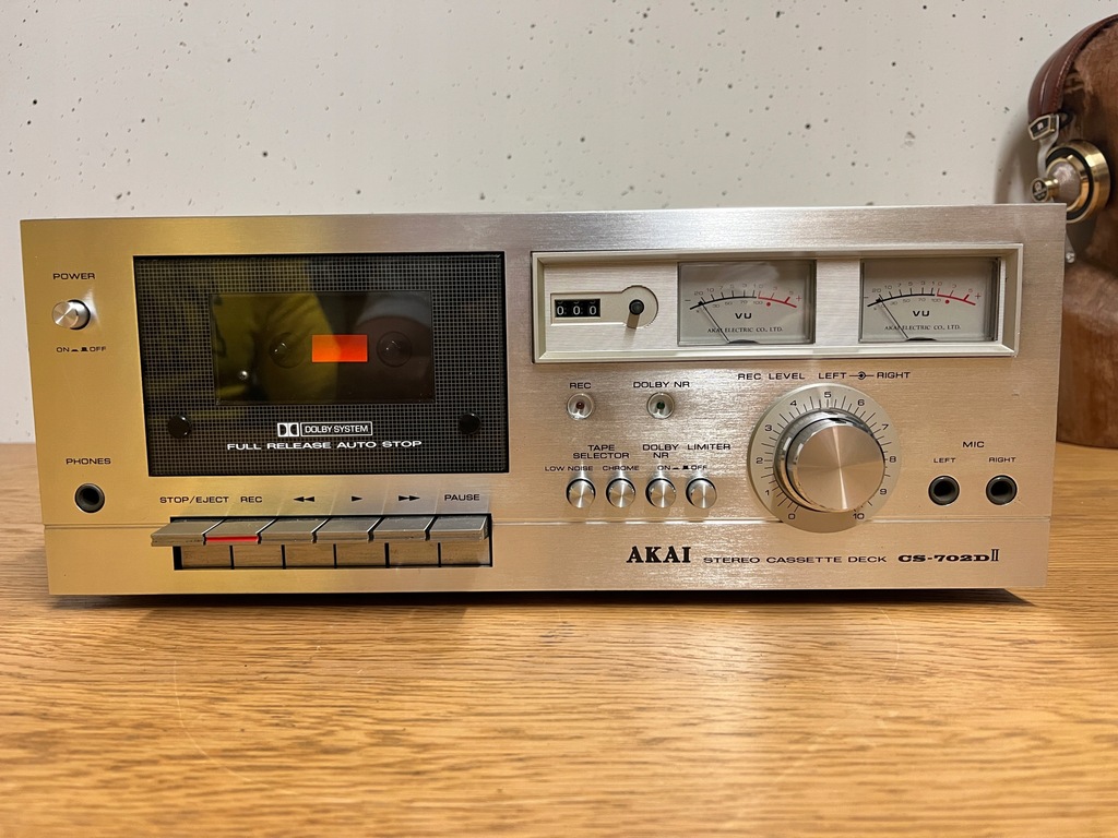 Akai CS-702D II Odtwarzacz kasetowy Kaseciak Magnetofon Cassete Deck