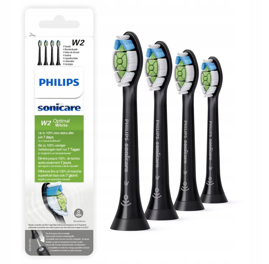 4x KOŃCÓWKI PHILIPS HX6064 SONICARE DIAMOND CLEAN