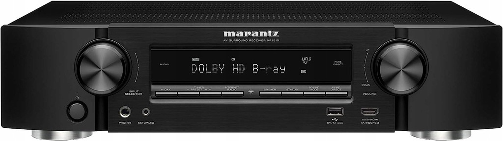 Купить Marantz NR1510 5.2 Bluetooth-приемник Wi-Fi: отзывы, фото, характеристики в интерне-магазине Aredi.ru