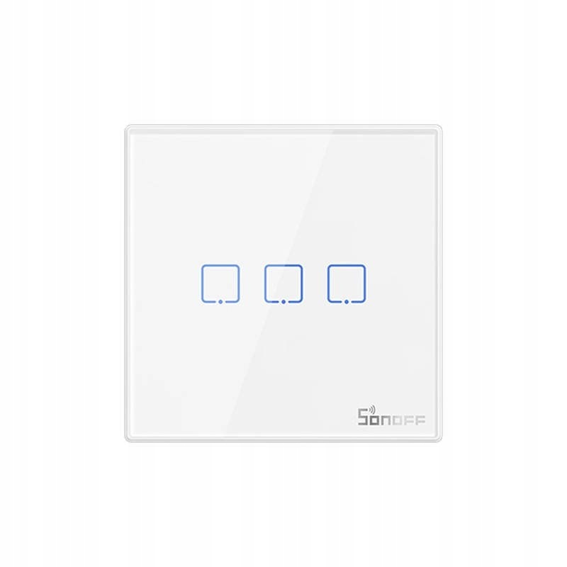 Włącznik Światła Sonoff T2EU3C-RF 433MHz WiFi 3-Kanałowy Smart