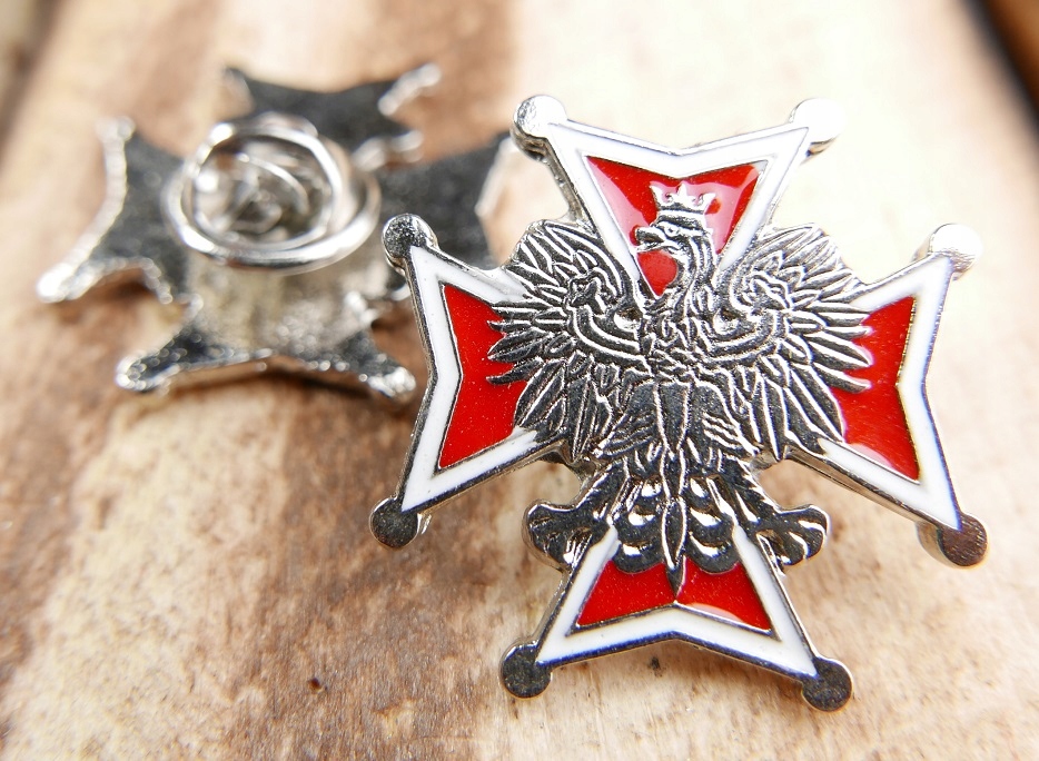 Krzyż Kawalerski Orzeł Polska Znaczek Odznaka Pin
