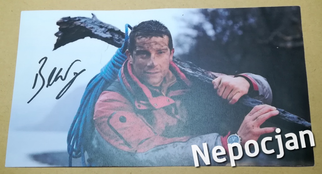 Bear Grylls Autograf