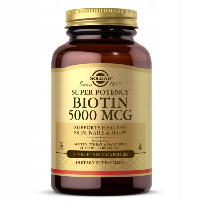 Biotyna 5000mcg 50 kapsułek Solgar