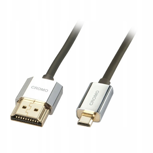 Lindy 41681 płaski Kabel HDMI - Micro HDMI (ty...