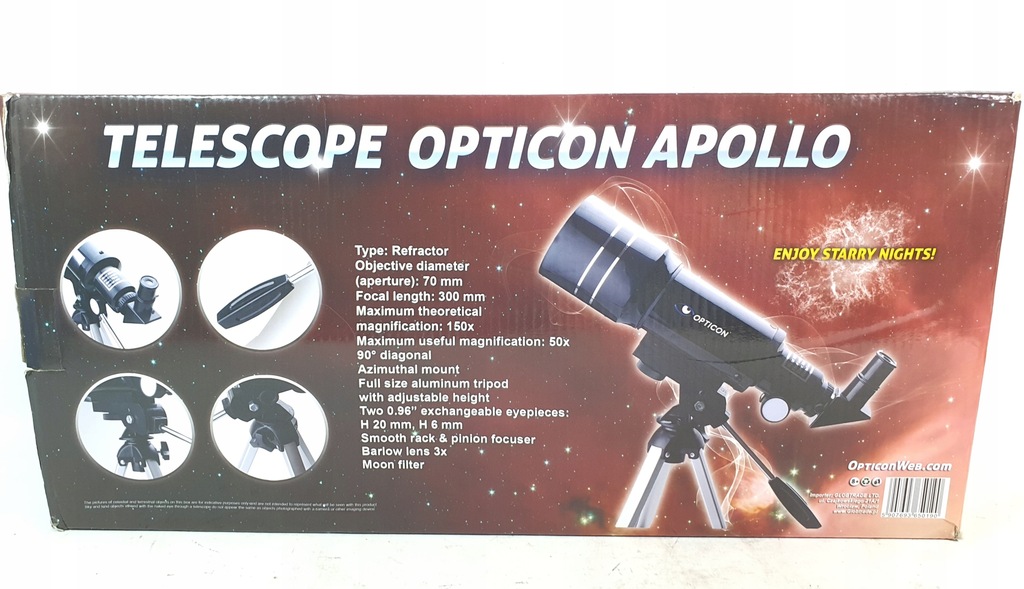 Teleskop OPTICON - Apollo 70F300