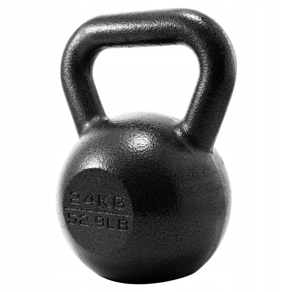 PROIRON ŻELIWNY KETTLEBELL 24 KG SOLIDNE ŻELIWO