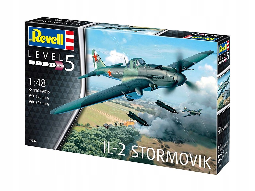 Купить REVELL 03932 Ил-2 ШТОРМОВИК: отзывы, фото, характеристики в интерне-магазине Aredi.ru